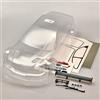 partCore RC Car Carrozzeria 1:10 Non Verniciato M3 GTR con Spoiler Posteriore Decalcomanie Specchio Tergicristallo 13277