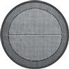 vidaXL Tappeto da Esterno Grigio Ø160 cm in PP, Tappeto, Tappeto per Esterni, Tappeto da Giardino, Tappeto Lavabile, Tappeto da Patio