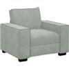 vidaXL Divano Sedia Grigio Chiaro 60 cm Velluto, Poltrona Divano Singolo, Sedia Accento, Sedia Relax, Sedia a Sdraio, Sedia TV, Divano a Un Posto