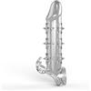 DW.HQ Guaina Del Pene Preservativo Di Silicone Estensore Del Pene Potente Uomini Extender Penis Manicotto Per Pene Riutilizzabile