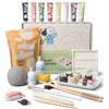 Pott'd Mini Kit di Ceramica | Kit di Argilla Autoindurente per Adulti | Include Colori, Pennelli e Strumenti da Vasaio | Tutorial Online 0 Passo Dopo Passo | Perfetto per Principianti