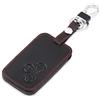 Happyit Cuoio Auto Remote Key Case Cover per Renault Megane R.S. Scenic 3 Pulsanti Smart Key Bag, Nero