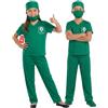 Fun Shack Costume Veterinario Bambino, Costume Dottore Halloween | Maglietta, Pantaloni, Cappello & Mascherina, Dottore degli Animali, Perfetto per Halloween, Ideale per il Gioco di Ruolo