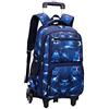 BOZONLI Blu Zaino con Ruote Zaino Trolley Scuola Elementare Media Zaini Carrello Borsa da Viaggio per Ragazzi Ragazze