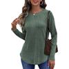 Cuptacc Maglione Donna Elegante A Maniche Lunghe Casual Maglione Donna Girocollo Maglie Manica Lunga