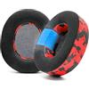 WC Freeze Nova Pro Wireless - Cuscinetti Arctis Nova Pro Wireless e altro | Da Wicked Cushions | Anche per SteelSeries Nova Elite e Nova Pro Omni (non per altri modelli) | Red Camo