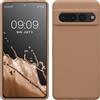 kwmobile Cover per Google Pixel 7 Pro Custodia - Back Case per Smartphone in Silicone TPU - Protezione Gommata - color cappuccino
