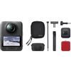 DJI Osmo 360 Combo Casco in terza persona, fotocamera 360 con immagini a 360° da 1 pollice, video a 360° nativi in 8K, kit di montaggio casco POV in terza persona, action cam per sport estremi