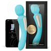 LELO SWITCH - Massaggiatore a doppia estremità, con applicazione Bluetooth e 12 modalità di piacere, vibratori femminili, massaggiatore clitorideo, Vibro donna, Aqua