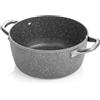 Tescoma 602470 Casseruola antiaderente effetto pietra ø 20 cm, capacità 2.5 l, i-PREMIUM Stone