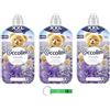 Beni Culinari 3 ammorbidenti Coccolino XXL lavanda, ammorbidente concentrato, 76 lavaggi, 1750 ml + portachiavi Beni Culinari