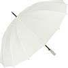 VON LILIENFELD® Ombrello Diametro 120 cm Pioggia Lungo Classico Matrimonio Grande Automatico Donna Uomo Stabile XXL 2 Persone Cleo crema