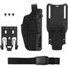 Peminkoo Fondina Tattica P320 Fondina per Pistola da Combattimento Militare da Caccia MK-17/18 Fondina adattata per Sistema Q.LS Kit Cinghia per Coscia Fondina Airsoft