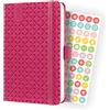 SIGEL J4104 Jolie Agenda settimanale 2024, copertina rigida, 9,5 x 15 cm, 174 pagine, rosa
