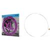 D'Addario EXL120 Set di Corde Rivestite in Nickel per Chitarra Elettrica, Super Light, 9-42 & PL009 Corda Singola Elettrica-Acustica Plain Steel