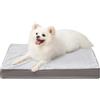 KSIIA Cuccia Cane Interno Taglia Piccolo, Utilizzabile su Entrambi i Lati, Ortopedico Cuscino per Cani Sfoderabile e Lavabile, Letto per Cani Impermeabile, Materassino Cane Grigio, 60x45x7cm