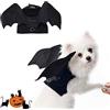QIMMU Ali di Pipistrello di Cane, Halloween Pet Dog Costume, Costumi di Halloween per Animali Domestici per Decorazione di Cosplay di Cani di Media
