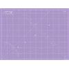 La Canilla Tappetino di Taglio Autorigenerante A2 (60x45 cm - 24x18) Tappeto Piano Antitaglio Grande per Cucito, Patchwork Modellismo | Cutting Mat Contrassegnato in Centimetri e Pollici