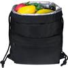 Moyad Zaino Termico Grande Borsa Termica Porta Pranzo Isoterma Borse Frigo Portatile Mare Spiaggia Campeggio Lavoro Picnic Escursionismo Barbecue Eventi Sportivi, Nero