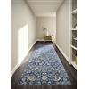 Villeroy & Boch Ernest - Tappeto a pelo corto, classico, per soggiorno, camera da letto, sala da pranzo, corridoio, cucina, 80 x 240 cm, colore: blu crema