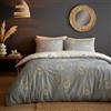 Fusion - Copripiumino Giraffa Grigio/Bianco - Letto King Size (230 x 220cm) - Design Reversibile - Biancheria da letto Zoo Animali - Biancheria da letto grigia e bianca con stampa giraffe - Chiusura a