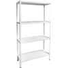 Aranaz Scaffale Metallico Bianco