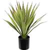 Flair Flower Agave artificiale aloe vera in vaso, pianta artificiale sansevieria, piante esotiche, pianta verde, pianta in vaso, pianta decorativa per terrazza, balcone, piante grasse Yucca Kalanchoe cactus
