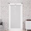 Soleil d'ocre Brezza bise ricamata in Cotone, Bianco, 70 x 200 cm