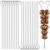 elzle 20 Spiedini in Acciaio Inox da 25 cm, per Barbecue e Grill