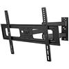 One For All WM2651 Supporto da Parete per TV - Montaggio a Muro Girevole 180° e Inclinabile 15° - Dimensioni Schermo 32-90 pollici - Per Tutti i Tipi di TV - Massimo Peso 50kg - Nero, 32-90 inch
