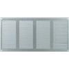 Steinberg14 Griglia di Ventilazione Rettangolare 400x200 mm - Griglie di Aerazione in Metallo Zincato - Serranda di Scarico dell'aria con Zanzariera - Copri Bocchetta Interna a Parete e a Soffitto