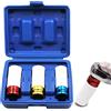 OFKPO 3 PCS Chiavi Bussole Attacco per Cerchioni in Alluminio Set Cacciaviti a Tubo