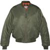 Schott NYC Bomber Oversize Schott Airforce90Rs Army Cachi, verde, L