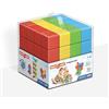 Geomag Magicube - 64 cubi - Costruzioni Magnetiche per Bambini - Linea Green - 100% Plastica Riciclata