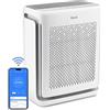 LEVOIT PURIFICATORE D'ARIA LEVOIT Vital 200S Pro, Filtro HEPA rimuove il 99,97% di polveri sottili, allergeni, peli, fumo, 50 w, 4 velocità, copertura fino a 88 m², controllo remoto
