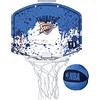 Wilson Minicanestro da Basket NBA TEAM MINI HOOP, Plastica, Bianco/Blu (Oklahoma City Thunder)