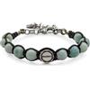 INNUENDO Bracciale Semirigido Uomo Donna con Pietre Naturali - Fatto a Mano, Regolabile, Resistente, Ipoallergenico - Gioiello Artigianale per Benessere e Meditazione - Handmade (Amazzonite)
