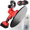 JIMINHUIXIN Levigatrice per Pareti a Cazzuola Elettrica 1680W Multifunzione, Cazzuola per Calcestruzzo e Levigatrice per Pareti, Frattazzatrice per Intonaco, Lucidatrice per Malta Cementizia (2 Battery+4 pads)