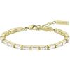 Lacoste Braccialetto da Donna Collezione DUCHESS in Acciaio Inossidabile con Cristalli Trasparenti - 2040499, Clear