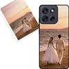 KARTXITAI Cover Personalizzata Compatibile con Motorola Moto g56 5G con Foto Testi logo,Custodia Morbido TPU Gel Custom Case con Immagine,Testo Assorbimento degli Urti e Anti-Graffio -NERO
