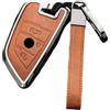 Happyit Guscio chiave auto in lega di zinco per BMW X1 X3 X4 X5 F15 X6 F16 G30 7 Series G11 F48 F39 520 525 f30 118i 218i 320i 3/4 tasti