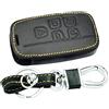 Happyit Custodie in pelle per Land Rover RANGE ROVER SPORT Evoque Freelander 2 DISCOVER Discovery 5 Tasti Smart Keys