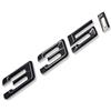 MCK Auto - 335i Nero Lucido Parafango Anteriore Posteriore Nero Badge Logo Boot Emblema Adesivo Tuning