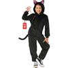 Morph Cat Costume Gatto Bambina, Vestito Carnevale Gatta Bambina, Costume Carnevale Gatto Bambino L