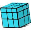 ROXENDA Mirror Cube di Velocità 3x3x3 Irregolare Bianca Cubo Puzzle Twisty Box Puzzle Giocattolo Sequenziale Divertente (Blu)