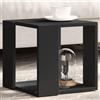 Refined Tavolino da Salotto Nero 32x32x30 cm in Legno Multistrato