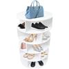 Froulaland Scarpiera girevole, organizzatore autoportante. Il design a 5 livelli con 4 scomparti ciascuno offre spazio per fino a 20 paia di scarpe per ingresso, terrazze, esterne