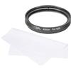 QUARKZMAN 43mm Filtro Polarizzatore Circolare Filtro Polarizzatore | a Doppio Strato Multi-Rivestimento, con Panno per Pulizia, per Obiettivo Fotocamera