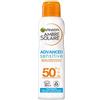 Garnier Ambre Solaire Spray Nebulizzatore Protettivo IP 50+ Advanced Sensitive, Protezione Molto Alta, Effetto Pelle Asciutta, 200 ml