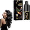 CreMHHate Hair Dye Shampoo, Shampoo Colorante per Donna, Black Hair Dye shampoo 3 in 1, shampoos colorante per Donna Uomo, colorante Capelli Istantaneo, shampoos Capelli Colorati, 100ml (Nero)